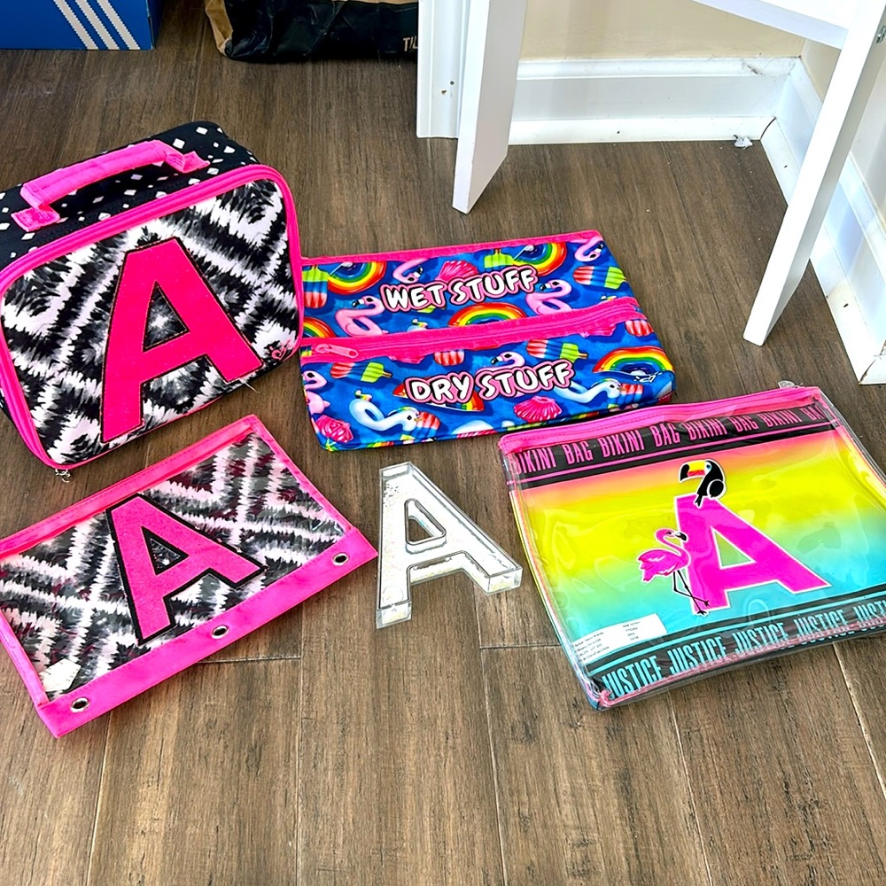 Five Piece Monogram Letter ‘A’ Bundle